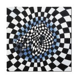 Cumpara ieftin Tablou birou modern pictat manual, Camuflaj, 90x90cm ulei pe panza, gata de agatat pe perete