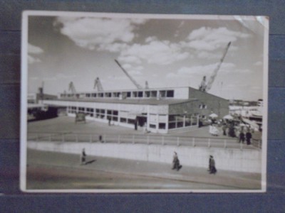 FINLANDA - HELSINKI - CLADIREA VAMEI PORT - 1954 - CIRCULATA, TIMBRATA - foto