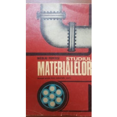 Studiul materialelor manual pentru licee industriale, anul I- Nicolae Popescu
