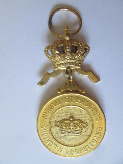 Belgia medalia Munca si Progres