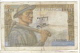 Bancnota 10 francs 1944 - Franta