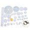 Set 34 roti dintate din plastic pentru hobby OKY0033-1
