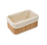 Cos pentru depozitarea obiectelor mici, Bambus, 27x17x11 cm