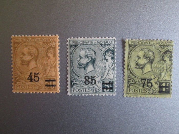 MONACO SERIE MNH/MH=202