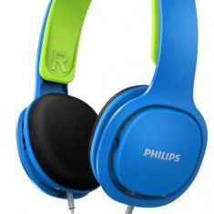 Casti Stereo Philips Kids SHK2000BL/00 (Albastru)