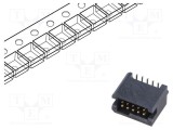 Conector SAMTEC PCB-PCB tată PIN 10 1,27mm TFM aurit SMT 3,7A