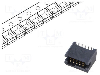 Conector SAMTEC PCB-PCB tată PIN 10 1,27mm TFM aurit SMT 3,7A foto