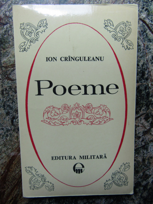 Poeme - Ion Cringuleanu DEDICATIE SI AUTOGRAF