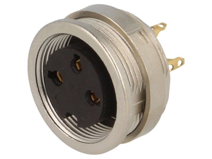 Conector M16 mamă 3 pini IP68