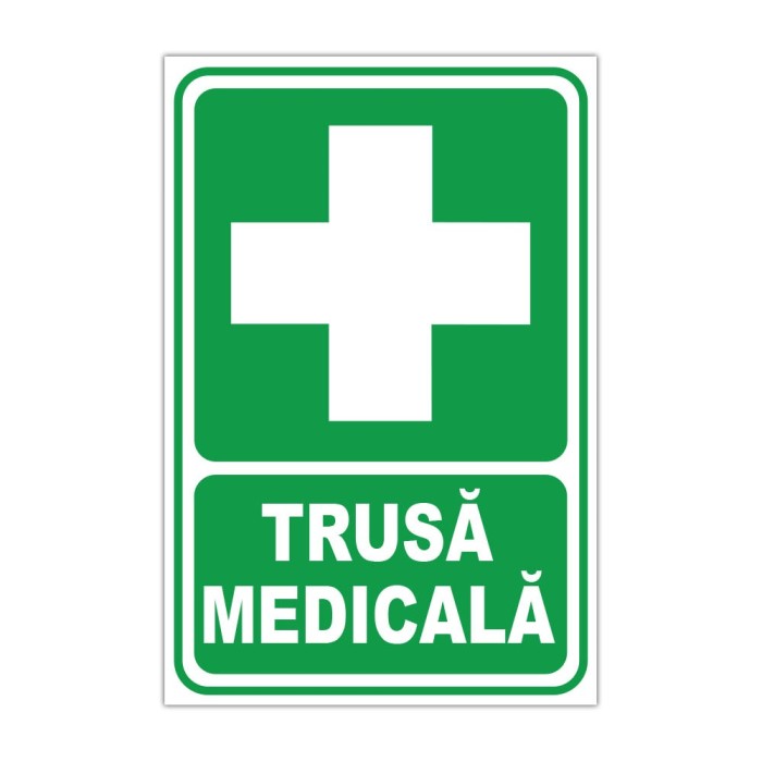 Indicator Trusă Medicală