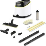 Aparat de curatat cu aburi Karcher SC 3 Deluxe, 1.513-430.0, 1900W, 3.5bar, incalzire 0.5 min, Alb/Negru