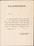 A1135 Tipizat Magyar Kiraly Postatakarekpenztar Hadi kolcson &Icirc;mprumut război, 1915