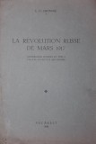 LA REVOLUTION RUSSE DE MARS 1917