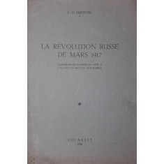 LA REVOLUTION RUSSE DE MARS 1917