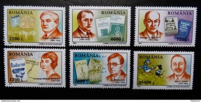 Romania LP 1544+1545 MNH/** , Aniversari personalitati I+II , calitatea a II a foto