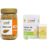 Pachet Polen Crud Poliflor 230g + Laptisor de Matca Pur Ecologic/Bio 25g