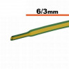 Tub termocontractibil galben-verde 6mm/ 3mm 0.5m