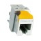 Nexans Clips galben Keystone pentru conectori Evo Snap in LANmark,24 buc, Nu se potriveste cu conectori cat7 GG45 si conectori cat5e Essential, Ptr gr