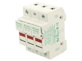 Clemă Siguranțe 30A 10,3x38mm pentru Șină DIN
