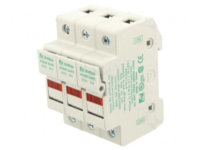 Clemă Siguranțe 30A 10,3x38mm pentru Șină DIN foto