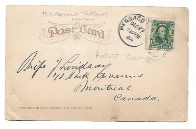 Carte postala Floating dock - 1904 - circulata A017 foto
