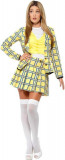 Costum oficial Clueless Cher Costum pentru femei (mediu, galben), Oem