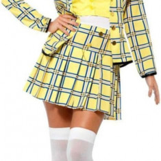Costum oficial Clueless Cher Costum pentru femei (mediu, galben)