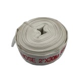 Cumpara ieftin Furtun apă motopompă panzat alb pompier 2 toli, 30m, 8 bar, fără mufe WAINER F20