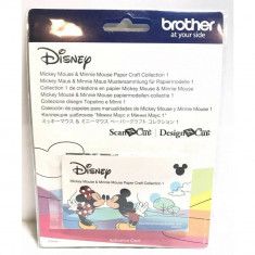 Colectie de modele pe hartie Brother CADSNP01 Mickey Mouse si Minnie Mouse Brother ScanNCut foto