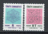 Turcia 1999 219/20 MNH - Timbre oficiale: ornamente, Nestampilat