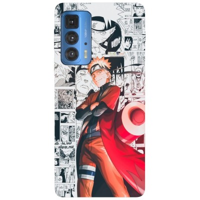 Husa compatibila cu Motorola Edge 20 model Naruto Shippuden Manga, Silicon, TPU, Viceversa foto