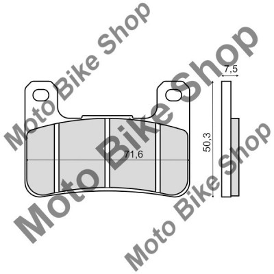 MBS Placute frana sinter Kawasaki Z 1000 ABS fata, Cod Produs: 225102963RM foto