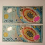 Di 26 Bancnota 2000 lei 1999 eclipsa circulata