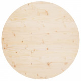 VidaXL Blat de masă, &Oslash;90x2,5 cm, lemn masiv de pin