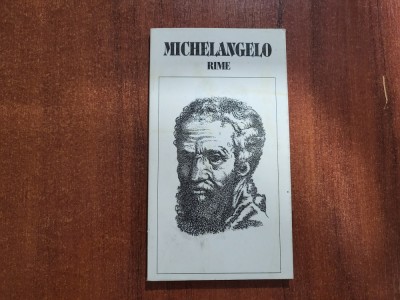 Rime de Michelangelo Buonarroti foto
