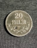 Moneda 20 filler 1916 Ungaria