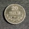 Moneda 20 filler 1916 Ungaria