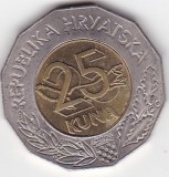 Croatia 25 Kuna 1997 Danube Region Comemorativa