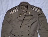 Pardesiu - manta, uniforma armata romana, ofiter superior, Colonel Inginer, piesa veche anii 1970 - Republica Socialista Romania, era comunista