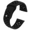 Curea silicon compatibila Fossil Gen 5 Smartwatch, telescoape Quick Release, 22mm, Negru Carbon