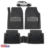 Covorașe Auto TeamCar&reg; Tip Tăviță Compatibile Opel Mokka B (2020&ndash;prezent) - Silver, Cauciuc