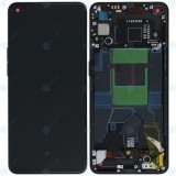 Oppo Reno6 5G (CPH2251) Capacul frontal al modulului de afișare + LCD + digitizer negru stelar