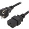 Cablu alimentare CEE 7/7 la IEC C19 3m