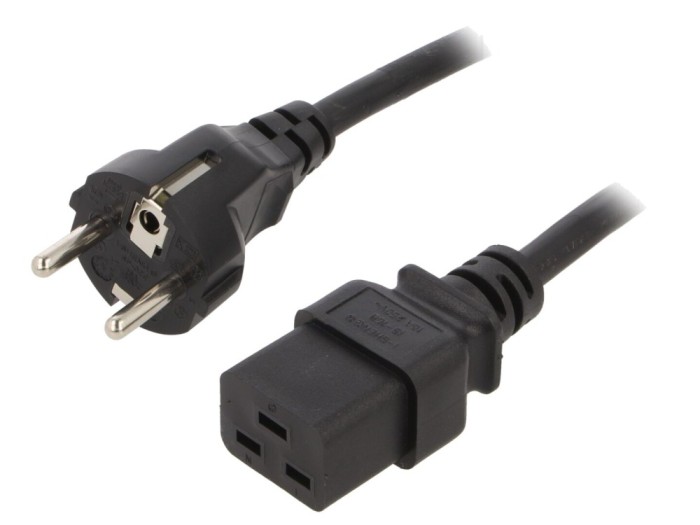 Cablu alimentare CEE 7/7 la IEC C19 3m