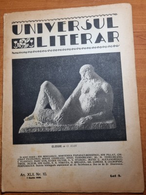 universul literar 7 martie 1926-ion eliade radulescu,ion pilat,radu gyr,ion gane foto