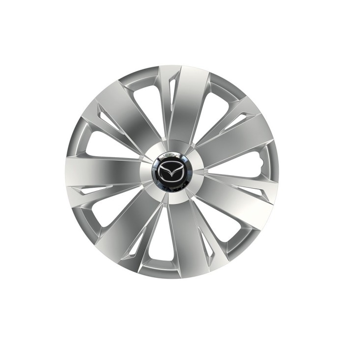 Set 4 capace roti Cu Inel Cromat Energy R14 pentru gama auto Mazda