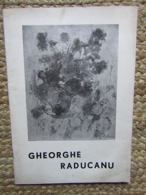 Gheorghe Răducanu, catalog, Expoziția de pictură, București feb.-mar. 1969 foto