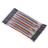 10 cabluri de 10cm dupont MAMA-MAMA female-fema Arduino cablu breadboard (c.106)