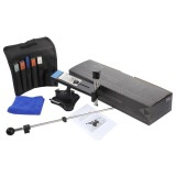 Cumpara ieftin Ascutitor Cutite Profesional IdeallStore Best Chef, 4 Pietre, Unghi Ajustabil, Baza Antiaderenta, Negru