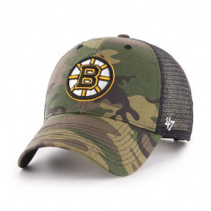 47brand sapca NHL Boston Bruins culoarea verde, modelator